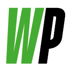 WP logo with a green W and a black P side by side.
